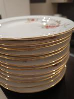 12 bordjes met bloemen, Antiek en Kunst, Ophalen