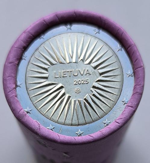 Litouwen. 2 Euro 2025 "Defence" (25 pieces) in roll, Postzegels en Munten, Munten | Europa | Euromunten, Setje, 2 euro, Overige landen