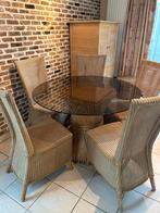Tuin of veranda set tafel +stoelen+ kast + bijzettafel, Tuin en Terras, Ophalen