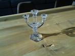 glazen kandelaar, Huis en Inrichting, Woonaccessoires | Kandelaars en Kaarsen, Ophalen of Verzenden, Zo goed als nieuw, Kandelaar