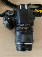 Nikon D3100 digitale spiegelreflexcamera met extra lens, TV, Hi-fi & Vidéo, Appareils photo numériques, Comme neuf, Enlèvement