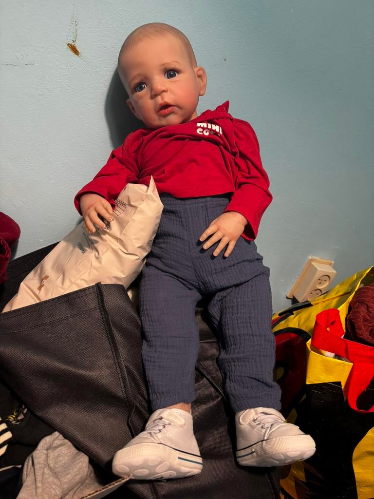 Reborn sandie, Enlèvement ou Envoi, Comme neuf, Poupée, Réaliste ou Reborn