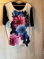 tshirt met print bloemen gerry weber 48 achterkant effen, Gerry Weber, Ophalen of Verzenden, Gedragen, Shirt of Top