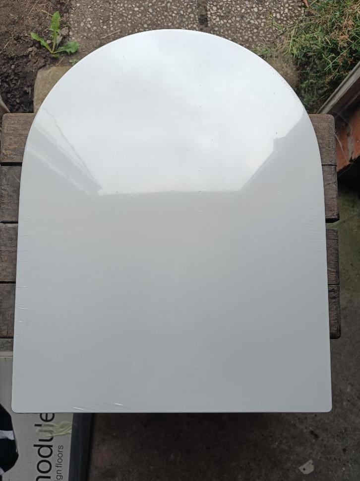 QeramiQ toiletbril - quickrelease - softclose - glans wit, Doe-het-zelf en Bouw, Sanitair, Nieuw, Toilet, Ophalen of Verzenden