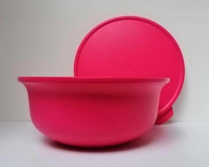 Tupperware™ « Kom Aloha » 2 liter - rood, Huis en Inrichting, Keuken | Tupperware, Nieuw, Bak of Kom, Rood, Verzenden