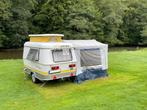 ☀️☀️☀️RETRO ERIBA PUCK CARAVAN TE HUUR☀️☀️☀️, Caravans en Kamperen, Tot en met 2, Treinzit, Lengtebed, 5 tot 6 meter