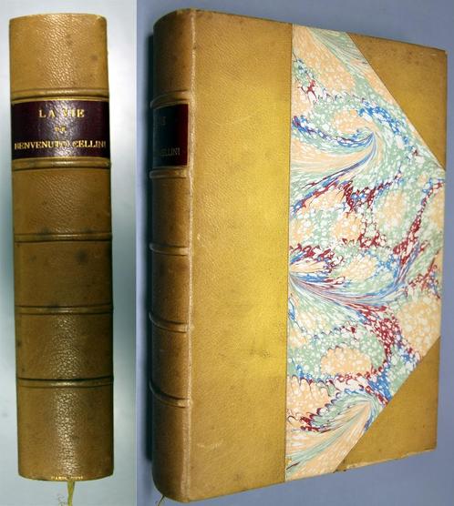 Prachtig franstalig boek over het leven van BENVENUTO CELLIN, Antiek en Kunst, Antiek | Boeken en Manuscripten, Verzenden