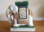 Azië: vintage handmade olifant, keramiek. Plantenstaandertje, Antiek en Kunst, Kunst | Niet-Westerse kunst, Ophalen of Verzenden