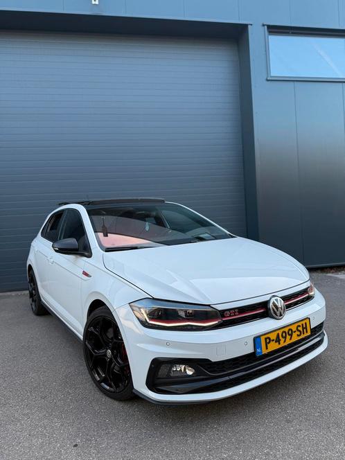 Volkswagen Polo Gti 2.0 TSI 200pk 6-DSG 2018 Wit, Auto's, Volkswagen, Particulier, Polo, ABS, Benzine, Automaat, Rood, Leder, Ophalen
