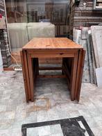 Plooibare houten tafel, Huis en Inrichting, Ophalen, Gebruikt, 200 cm of meer, 50 tot 100 cm