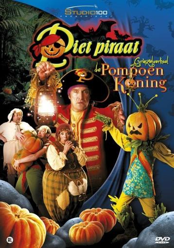 Studio 100 dvd - Piet Piraat - De Pompoen koning, Cd's en Dvd's, Ophalen of Verzenden
