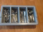 Bestekbak+/- 50 stuks, Huis en Inrichting, Ophalen, Gebruikt, Inox of Chroom, Bestekset