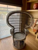 Vintage pauwenstoel, emmannuele fauteuil perfecte staat, Huis en Inrichting, Stoelen, Ophalen