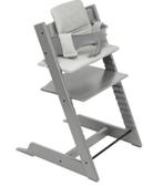 Stokke TRIPPTRAPP grijze stoel + babyset + kussen, Ophalen, Nieuw, Meegroeistoel