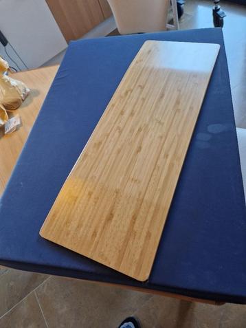 Transferplank recht bamboe 60cm, Soins aux handicapés