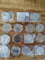 15 oz.999 zilveren munten, Postzegels en Munten, Setje, Zilver, Ophalen of Verzenden