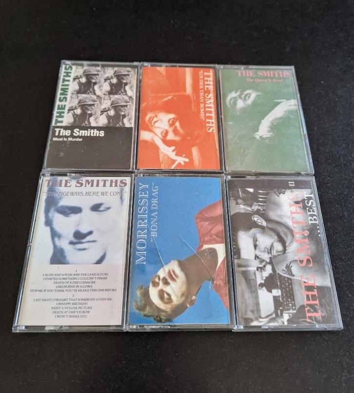 Lot van 6 cassettes The Smiths / Morrissey, Cd's en Dvd's, Cassettebandjes, Gebruikt, Origineel, Rock en Metal, 2 t/m 25 bandjes