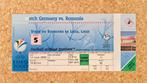 TICKET: EURO 2000 Duitsland vs. Roemenië - WEDSTRIJD 5, Nieuw, Ophalen of Verzenden