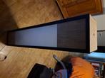 Moderne lamp in smeedijzeren frame, Huis en Inrichting, Lampen | Wandlampen, Ophalen, Zo goed als nieuw, Glas