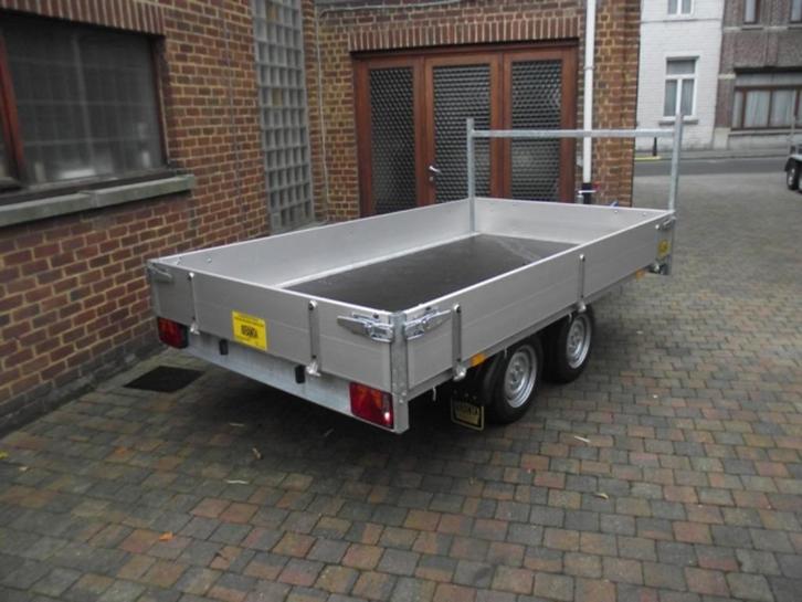Nieuwe geremde plateau aanhangwagens 2,6 x 1,6m, 9300 Aalst, Auto diversen, Overige Auto diversen, Ophalen