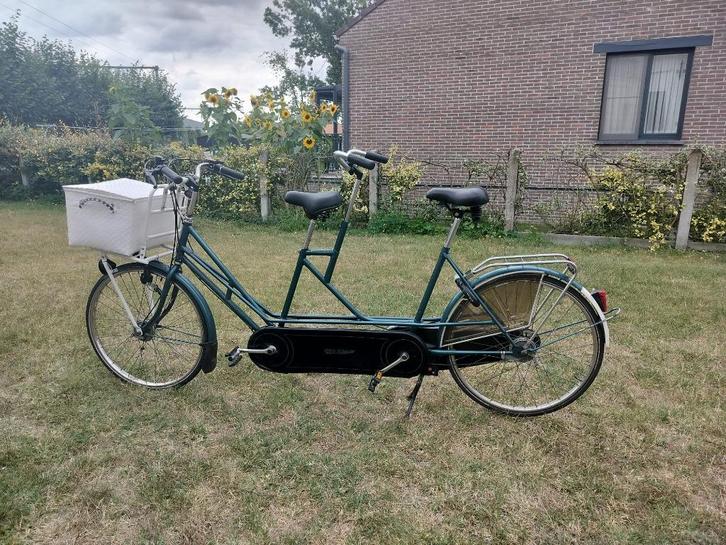 Tandem (fiets), Fietsen en Brommers, Fietsen | Tandems, Gebruikt, Minder dan 10 versnellingen, 53 tot 57 cm, 47 tot 51 cm, Ophalen