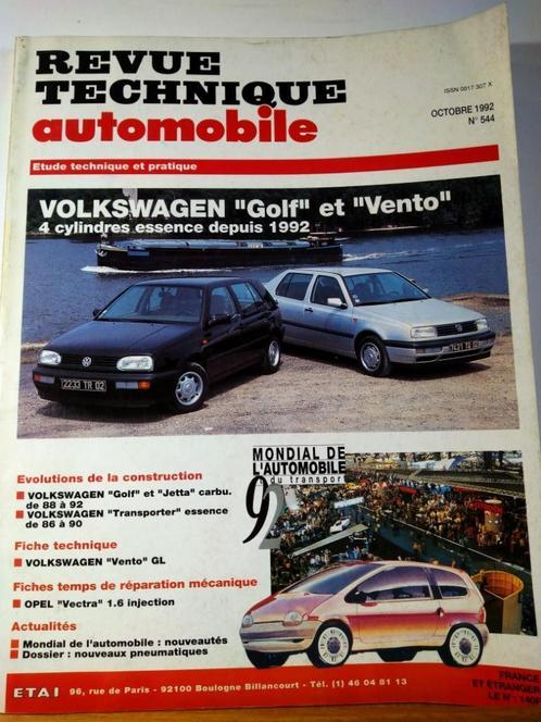 RTA - Volkswagen Golf - Vento - Jetta - n 544, Auto diversen, Handleidingen en Instructieboekjes, Verzenden