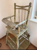 Chaise haute ancienne percée – déco vintage, Ophalen