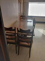 eiken eetkamer, Ophalen, Gebruikt, Landelijk, 4 tot 6 stoelen
