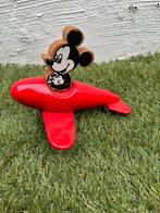 Vintage houten beeldje Mickey Mouse in vliegtuig - Vilac, Verzamelen, Disney, Ophalen of Verzenden, Mickey Mouse, Zo goed als nieuw