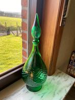 Groene empoli fles / genie bottle made in Italy, Antiek en Kunst, Ophalen of Verzenden