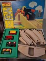Vintage Houten Trein met sporen, Kinderen en Baby's, Speelgoed | Racebanen, Ophalen of Verzenden, Zo goed als nieuw