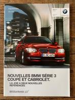 Brochure d'information sur le produit BMW Série 3 Coupé et C, Livres, BMW, BMW, Enlèvement ou Envoi, Neuf