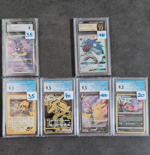 CGC en Beckett graded Pokemon kaarten, Hobby en Vrije tijd, Verzamelkaartspellen | Pokémon, Zo goed als nieuw, Ophalen of Verzenden