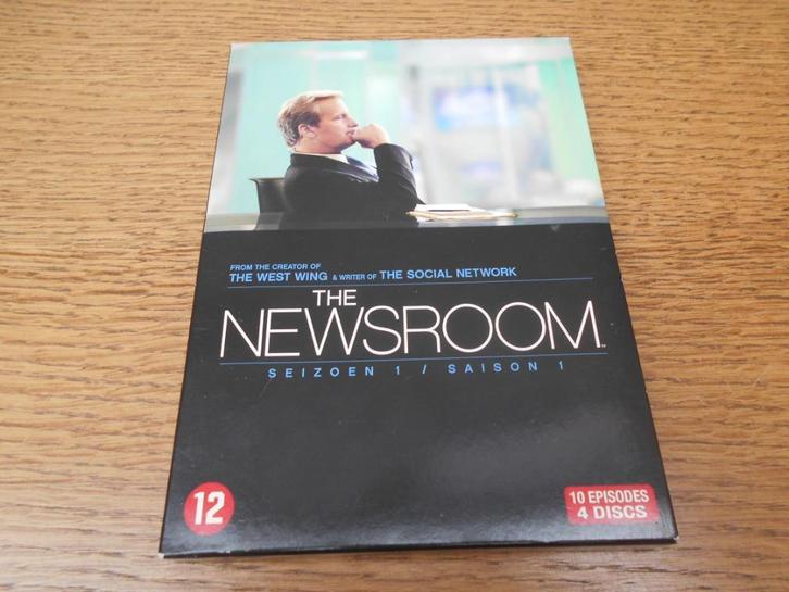 The newsroom seizoenen 1 t./m. 3, Cd's en Dvd's, Dvd's | Tv en Series, Zo goed als nieuw, Drama, Vanaf 12 jaar, Ophalen of Verzenden