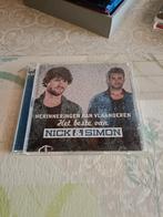 Nick en Simon cd's, CD & DVD, CD | Néerlandophone, Comme neuf, Enlèvement, Chanson réaliste ou Smartlap