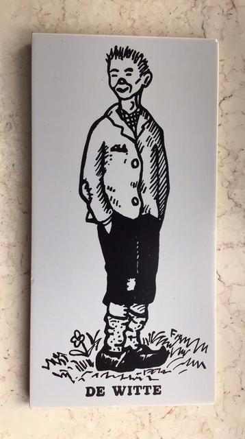 De Witte - ( Ernest Claes ) keramisch tegeltje beschikbaar voor biedingen