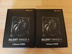 2x be quiet silent wings 4 120mm pwm fans, Informatique & Logiciels, Refroidisseurs d'ordinateur, Comme neuf, Enlèvement ou Envoi