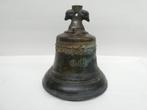 Antieke bronzen torenklok, hoogte 31cm, Ophalen