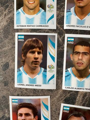 Panini stickers WK 2006 (oa Messi, Cristiano Ronaldo, …) beschikbaar voor biedingen