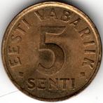 Estonie : 5 Senti 1991 KM#21 Ref 14850, Timbres & Monnaies, Monnaies | Europe | Monnaies non-euro, Enlèvement ou Envoi, Monnaie en vrac