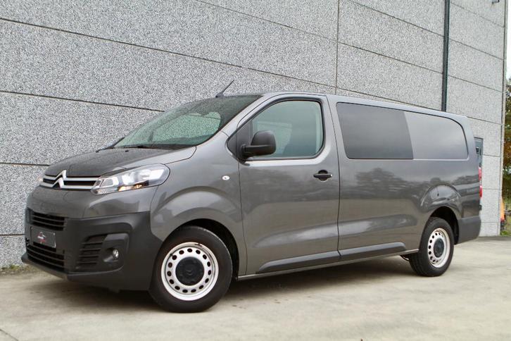 Citroën Jumpy XL DC 5 zitplaatsen - Cruise - Apple car play, Auto's, Citroën, Bedrijf, Te koop, Jumpy Combi, ABS, Airbags, Airconditioning