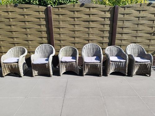 Tuinstoelen met kussens, Tuin en Terras, Tuinstoelen, Gebruikt, Ophalen