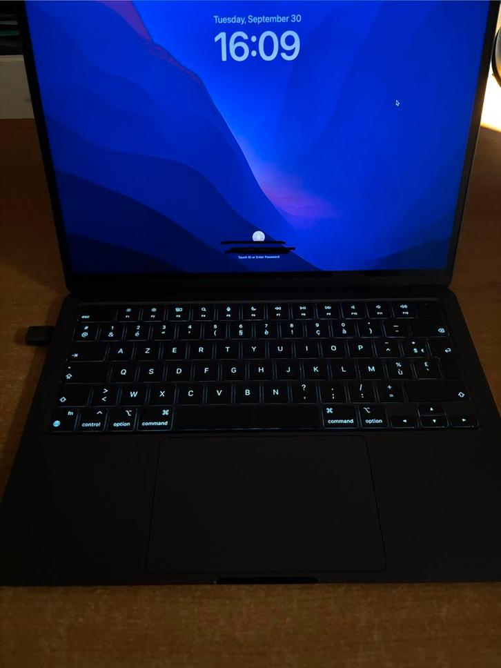 Apple MacBook Air (M2, 2022), Computers en Software, Apple Macbooks, 13 inch, 512 GB, 8 GB, Azerty, Ophalen