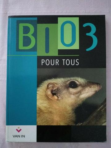 Livre biologie Bio 3 pour tous Van Inn 