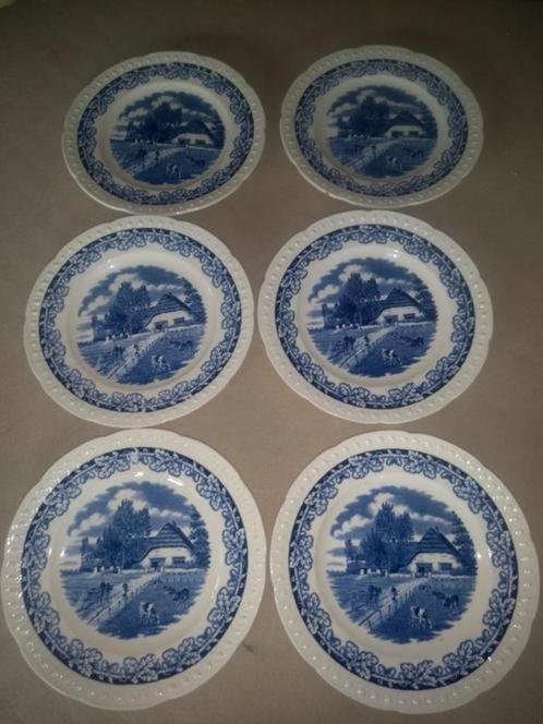 borden made in England/Staffordshire+ oude borden/schalen, Antiek en Kunst, Antiek | Servies los, Ophalen of Verzenden