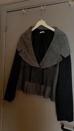 Damesjas met grote kraag maat 46, Kleding | Dames, Breal, Zo goed als nieuw, Maat 46/48 (XL) of groter, Zwart