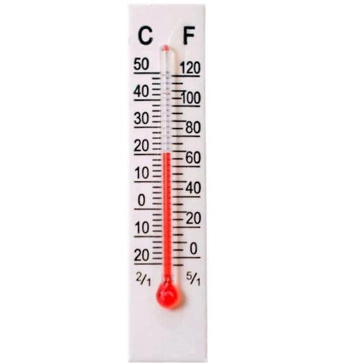 Mini Thermometer Wit - Celsius - Fahrenheit ⁰C/⁰F 11 x 50 mm, Huis en Inrichting, Woonaccessoires | Overige, Nieuw, Ophalen of Verzenden
