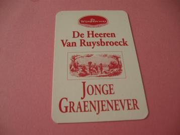 1 losse speelkaart Graenjenever Van Ruysbroeck (129)