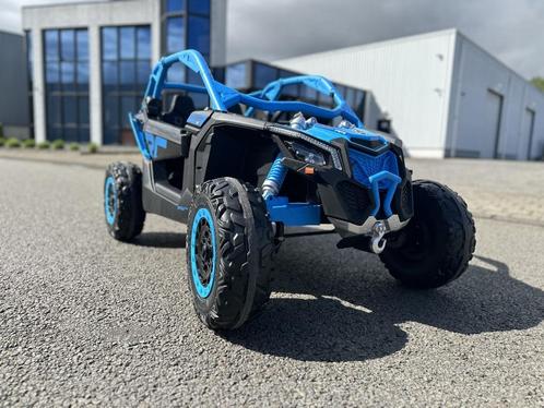 CAN-AM Maverick buggy 24V 2 pers blauw - RC - MP4 Touch NI, Enfants & Bébés, Jouets | Extérieur | Véhicules à batterie, Neuf, Enlèvement