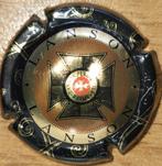 Capsule Champagne LANSON or foncé & noir nr.100a, Collections, Vins, Enlèvement ou Envoi, Neuf, France, Champagne